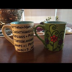 Religious pun mugs